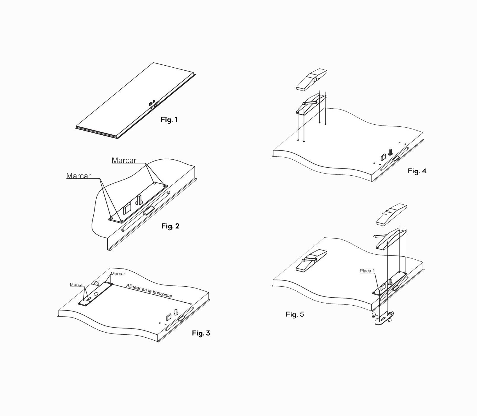 Panic device installation drawing